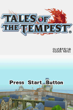 Game cover: Tales of the Tempest