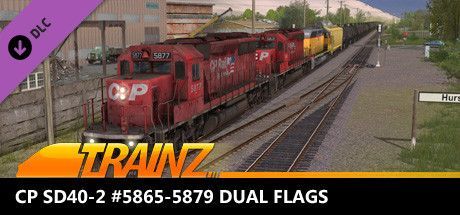 Game cover: Trainz Plus: CP SD40-2 #5865-5879 Dual Flags