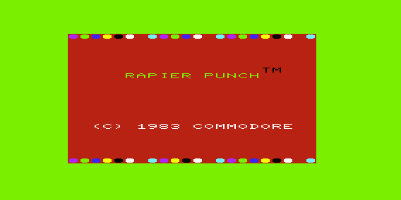 Game cover: Rapier Punch