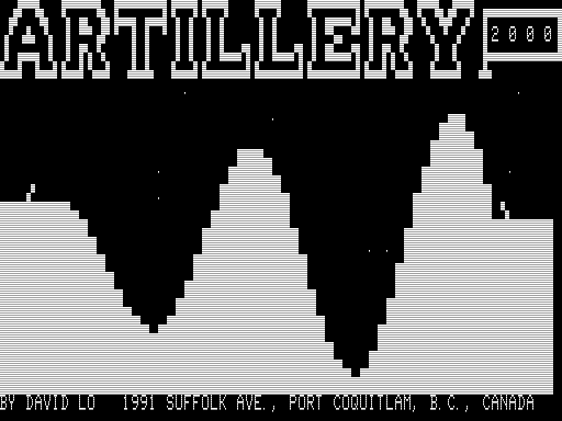 Game cover: Artillery 2000