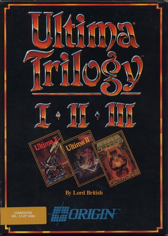 Game cover: Ultima Trilogy: I ♦ II ♦ III