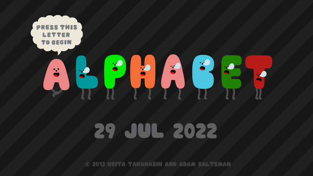 Game cover: Alphabet