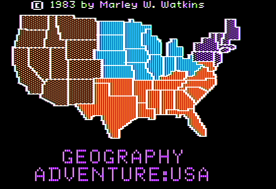 Game cover: Geography Adventure: USA