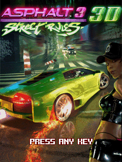 Game cover: Asphalt 3 3D: Street Rules
