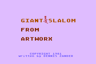 Game cover: Giant Slalom