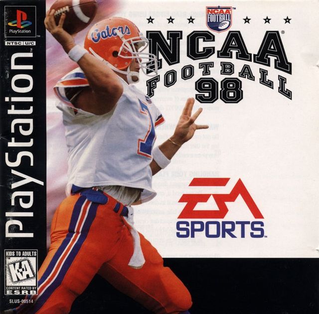 Game cover: NCAA Football 98