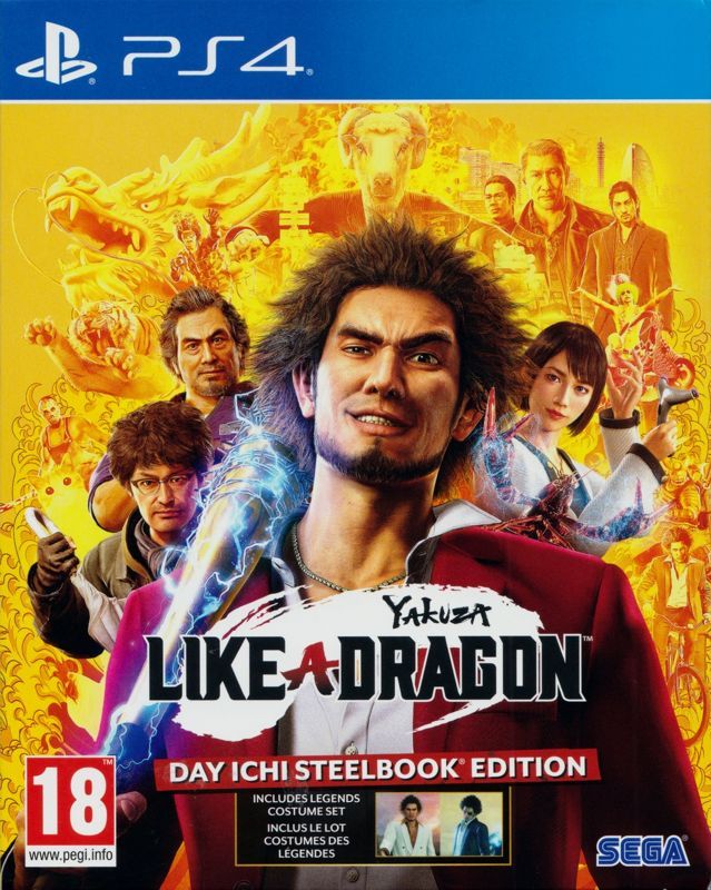 Game cover: Yakuza: Like a Dragon (Day Ichi Steelbook Edition)