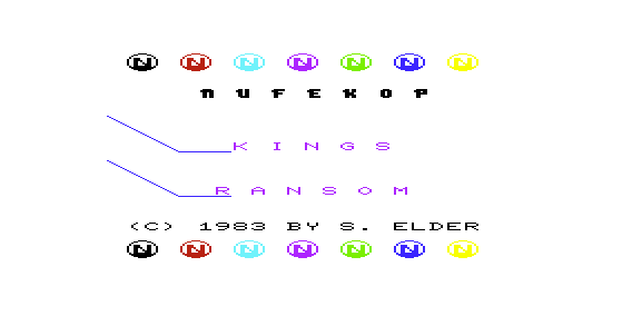 Game cover: Kings Ransom