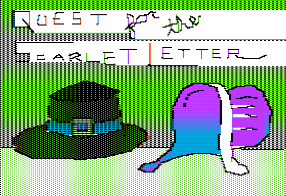 Game cover: Quest for the Scarlet Letter