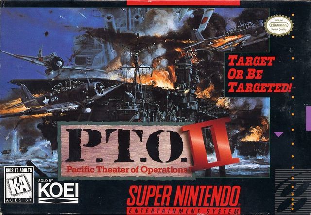 Game cover: P.T.O.: Pacific Theater of Operations II
