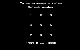 Game cover: Twice crosses-circles