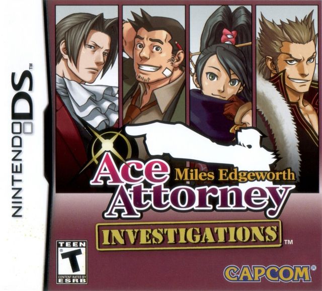 Game cover: Ace Attorney Investigations: Miles Edgeworth