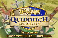 Game cover: Harry Potter: Quidditch World Cup