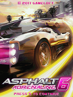 Game cover: Asphalt 6: Adrenaline