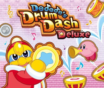 Game cover: Dedede's Drum Dash Deluxe