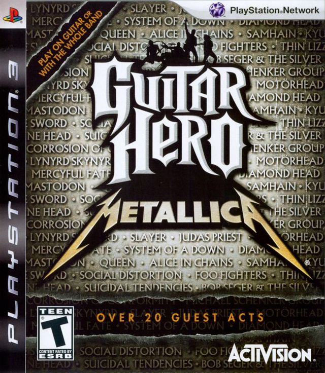 Game cover: Guitar Hero: Metallica
