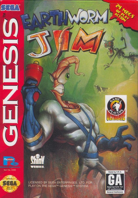 Game cover: Earthworm Jim