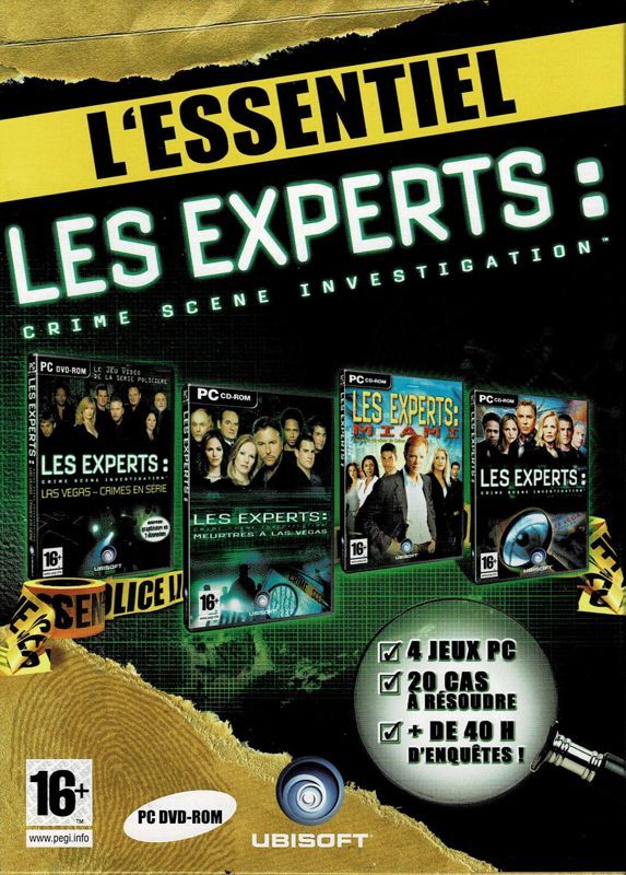 Game cover: L'Essentiel: Les Experts - Crime Scene Investigation