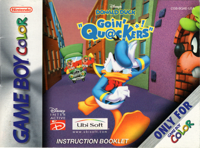Game cover: Disney's Donald Duck: Goin' Quackers