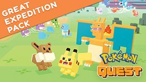 Game cover: Pokémon Quest: Great Expedition Pack