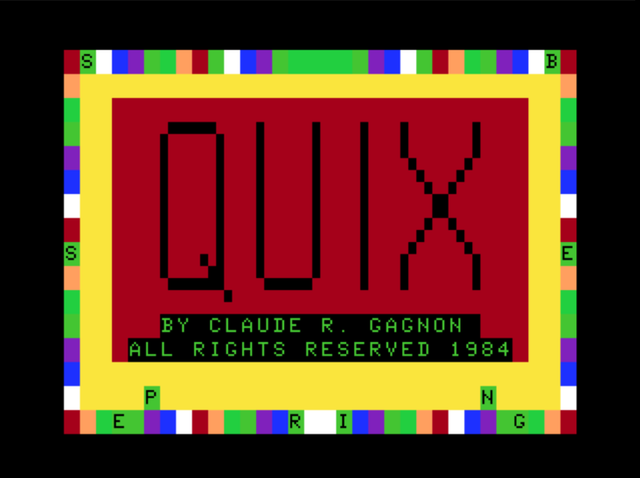 Game cover: Quix