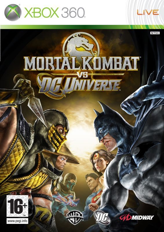 Game cover: Mortal Kombat vs. DC Universe