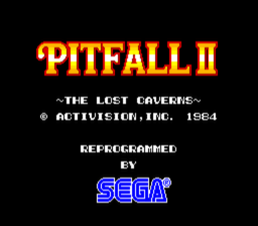 Game cover: Pitfall II: Lost Caverns