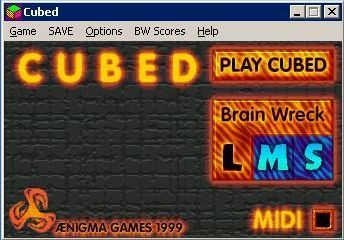 Game cover: Cubed