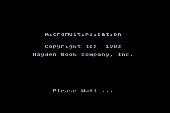 Game cover: microMultiplication