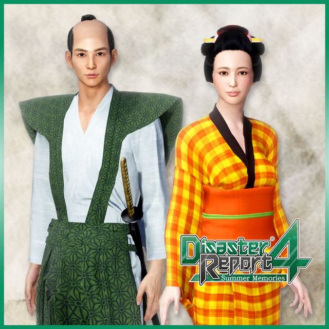Game cover: Disaster Report 4: Summer Memories - Samurai and Town Maiden Costume