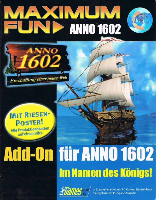 Game cover: Anno 1602: Erschaffung einer neuen Welt - Im Namen des Königs!