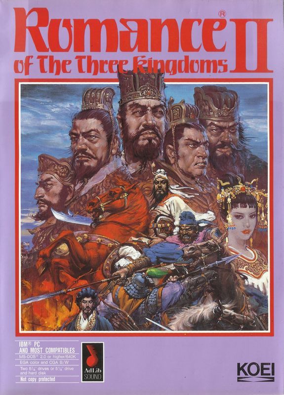 Game cover: Romance of the Three Kingdoms II