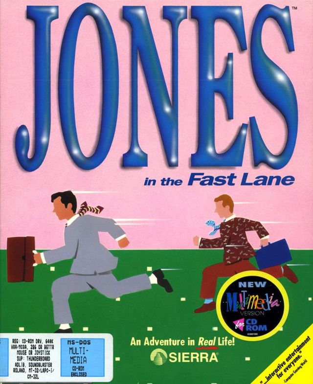 Game cover: Jones in the Fast Lane: CD-ROM