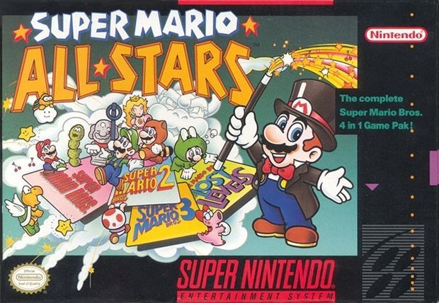 Game cover: Super Mario All-Stars