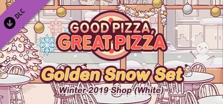 Game cover: Good Pizza, Great Pizza: Golden Snow Set - Winter 2019 Shop (White)