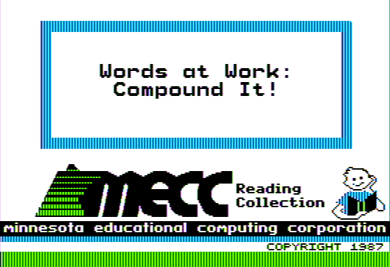 Game cover: Words at Work: Compound It!