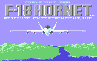Game cover: F-18 Hornet