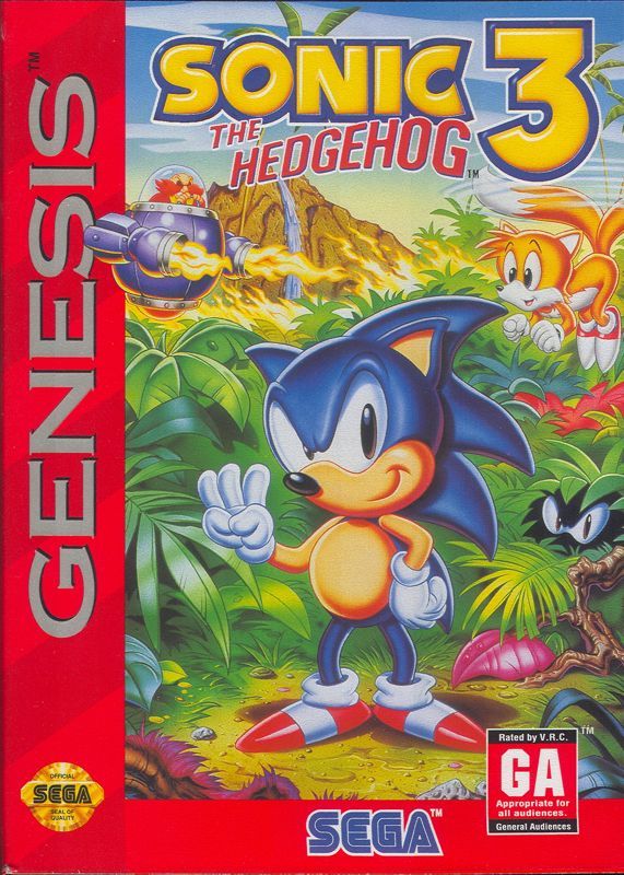 Game cover: Sonic the Hedgehog 3