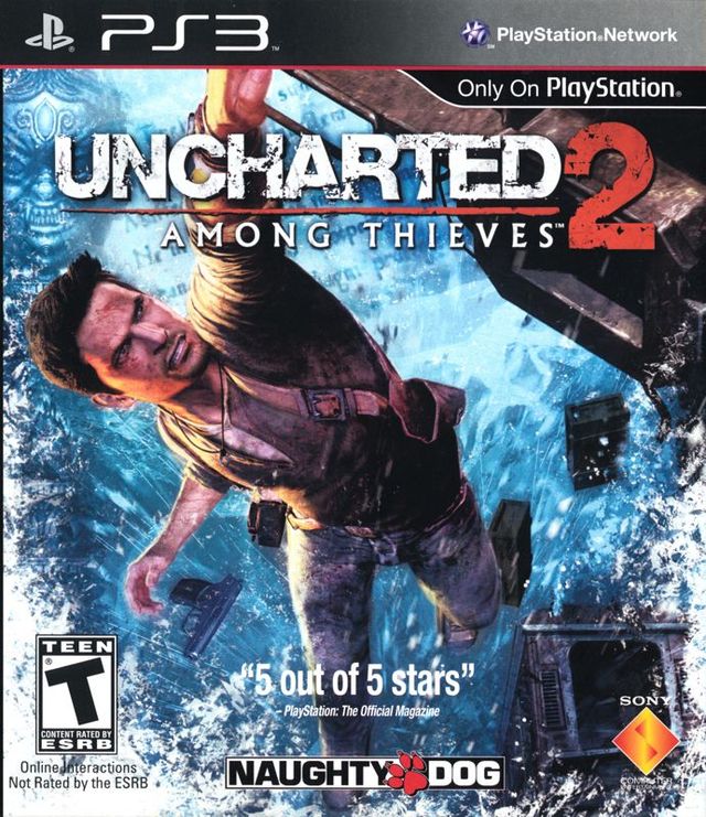 Game cover: Uncharted 2: Among Thieves