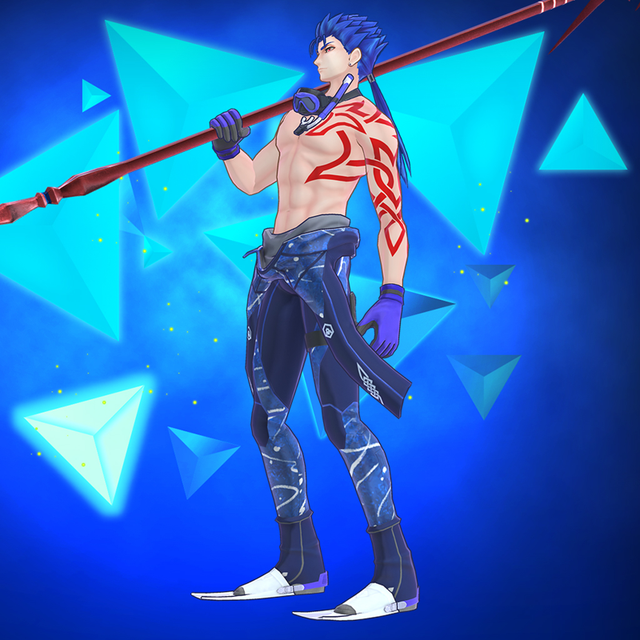 Game cover: Fate/EXTELLA: LINK - Blue Diver