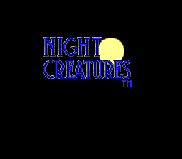 Game cover: Night Creatures