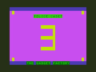 Game cover: Police Cadet 3: The Gadget Factory
