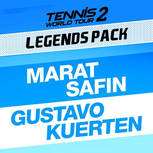 Game cover: Tennis World Tour 2: Legends Pack - Marat Safin & Gustavo Kuerten