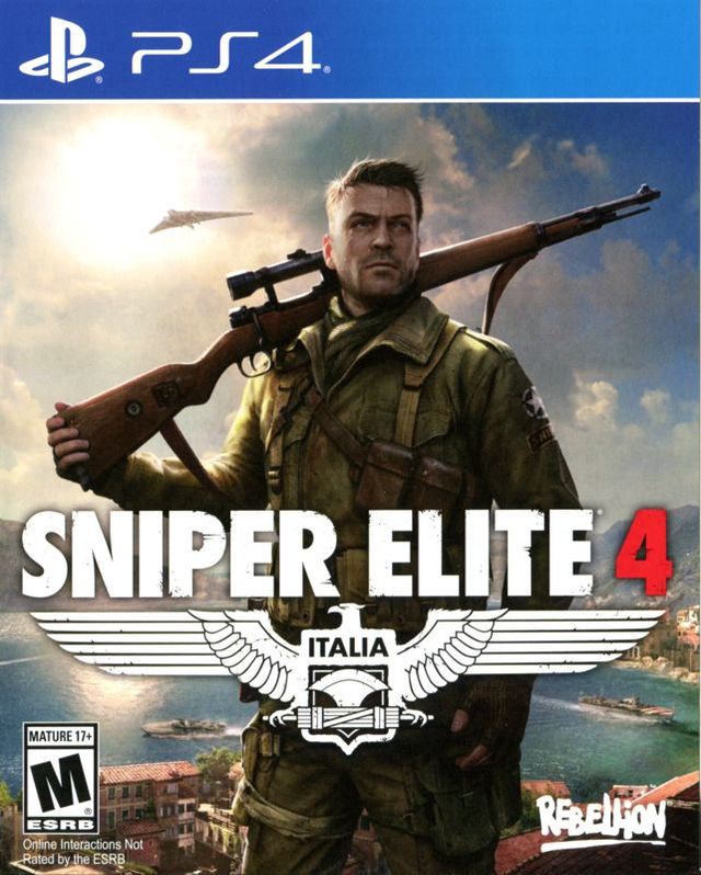 Game cover: Sniper Elite 4: Italia