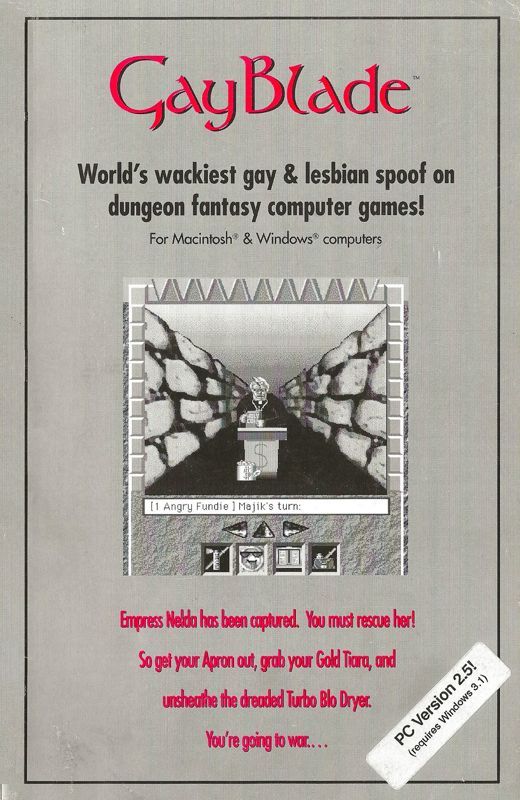 Game cover: GayBlade