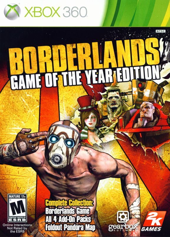 Game cover: Borderlands: Game of the Year Edition
