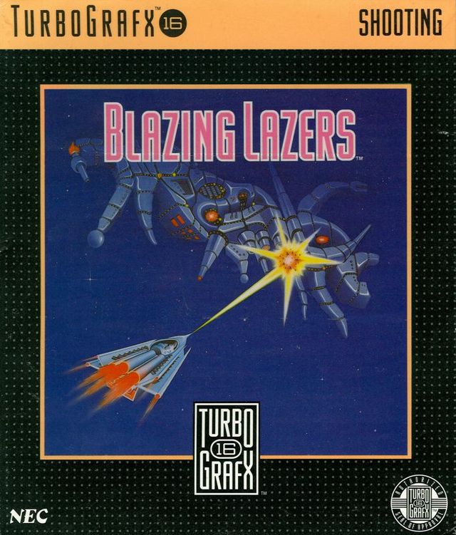 Game cover: Blazing Lazers