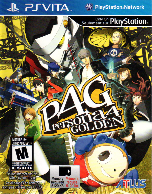 Game cover: Persona 4 Golden