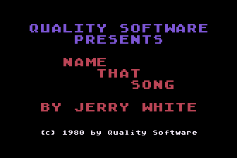 Game cover: Name That Song