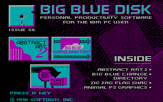 Game cover: Big Blue Disk #56